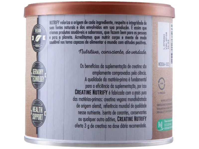 Creatina Monohidratada Creapure – Nutrify Real Foods (300g)