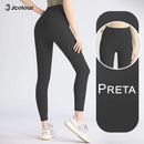 Legging Feminina Sem Costura – Comprimento Total para Yoga