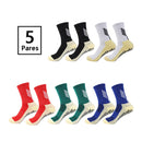 Meias Futebol Cano Médio – 5 Pares, Unissex