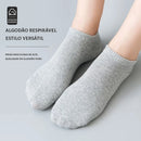 Meias Curtas Masculinas – 12 Pares, Algodão Confortável, Leves e Respiráveis