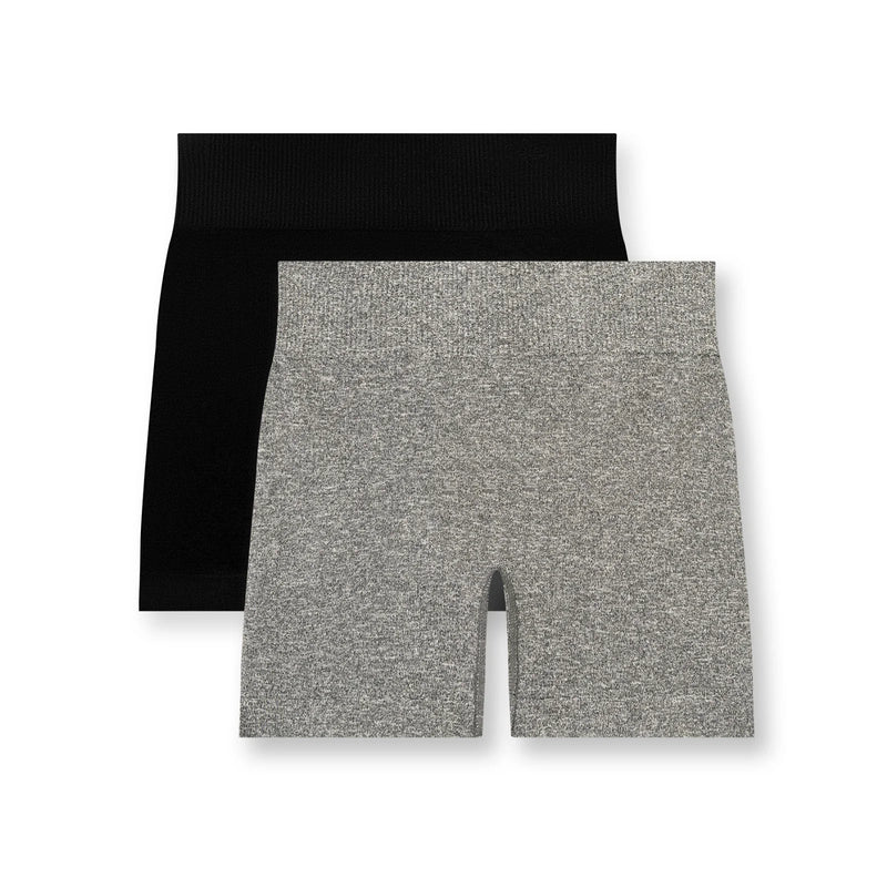 Conjunto de Shorts Feminino Sem Costura – 2 Peças para Yoga