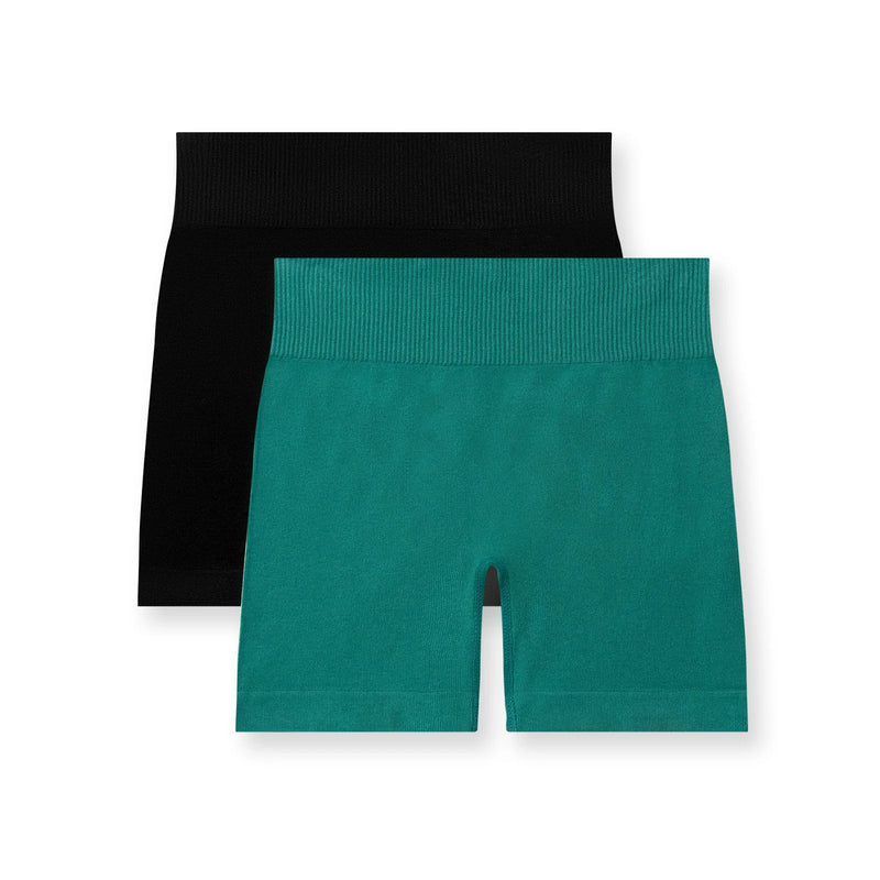 Conjunto de Shorts Feminino Sem Costura – 2 Peças para Yoga