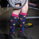 Meias de Compressão Femininas – 3 Pares