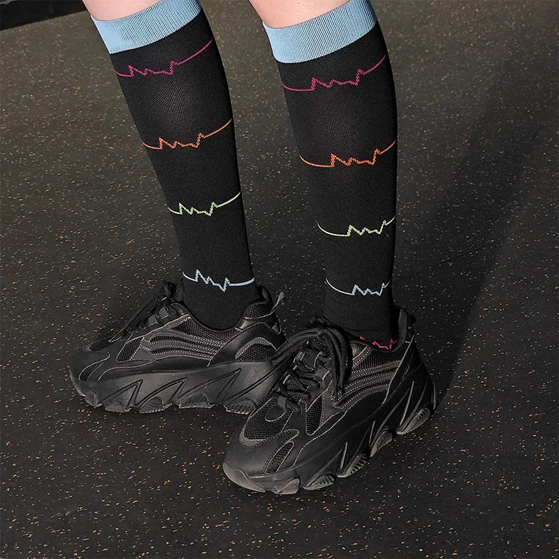 Meias de Compressão Femininas – 3 Pares