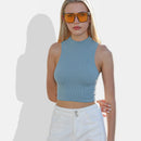 Regata Feminina Fitness em Poliamida e Elastano – Conforto, Elasticidade e Estilo Premium