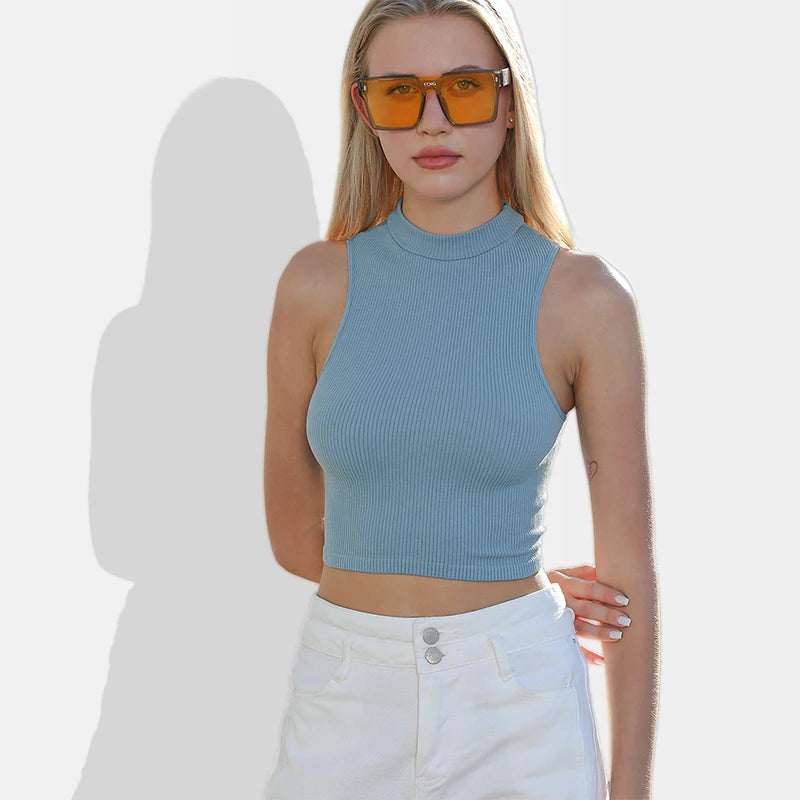 Regata Feminina Fitness em Poliamida e Elastano – Conforto, Elasticidade e Estilo Premium