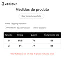 Calça Feminina Legging Longa – 2 Pares, Yoga e Fitness