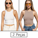 Conjunto Feminino Cropped e Short Fitness em Poliamida e Elastano – Alta Elasticidade e Conforto Premium