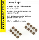 Adesivos Transdérmicos com Magnésio L-Treonato e Vitamina D3 – 4 Unidades