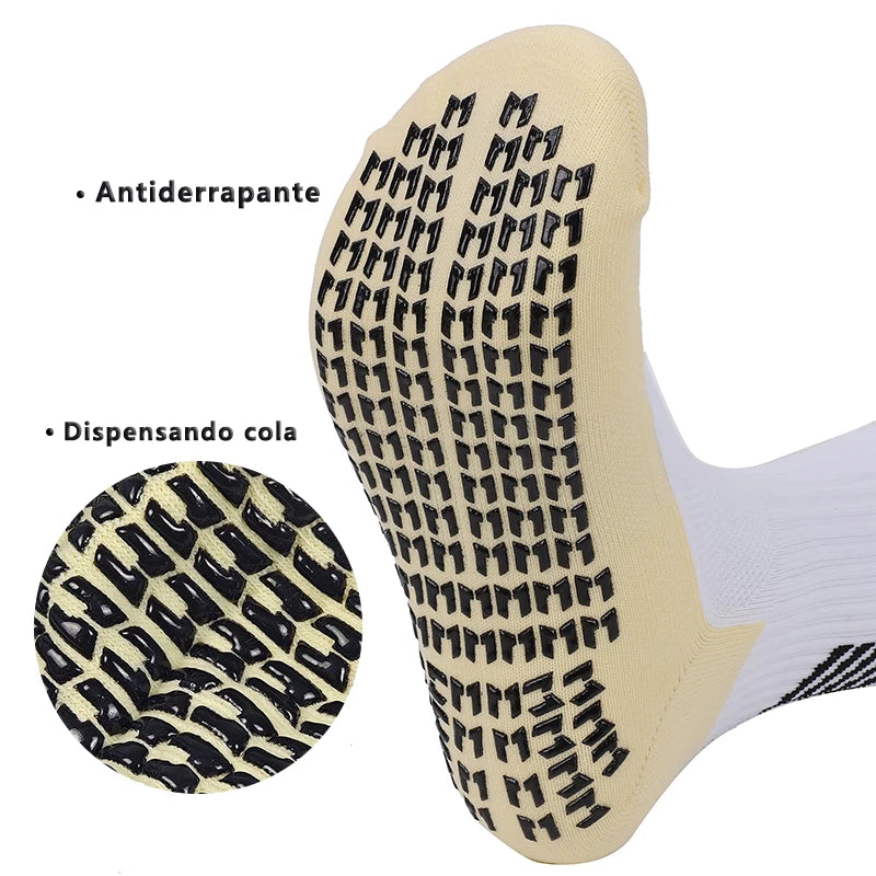 Meias Futebol Cano Médio – 5 Pares, Unissex