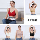 3 Peças - Conjunto Feminino Sem Costura