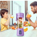 Mini Liquidificador Portátil USB 6 Lâminas – Recarregável, Compacto e Potente