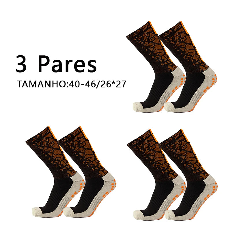 Meias Futebol Antiderrapantes – Grossas, 1 Par