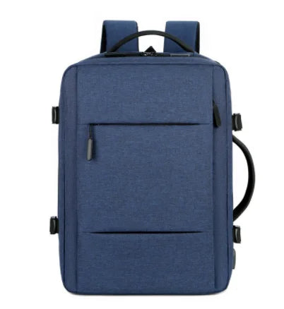 Mochila Empresarial Antifurto com Porta USB – Impermeável, Expansível e Reforçada